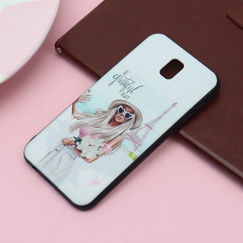قاب فانتزی برجسته دخترانه سامسونگ J7 Pro سری 5