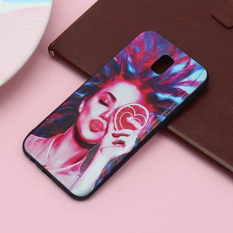 قاب فانتزی برجسته دخترانه سامسونگ J7 Pro سری 5