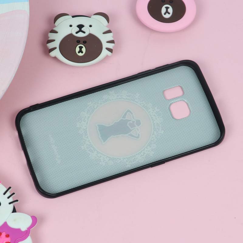 قاب فانتزی برجسته دخترانه سامسونگ S6 Edge سری 3