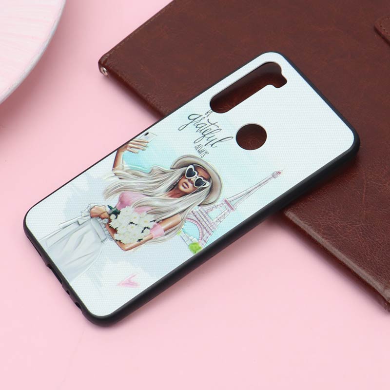 قاب فانتزی برجسته دخترانه شیائومی Redmi Note 8 سری 5