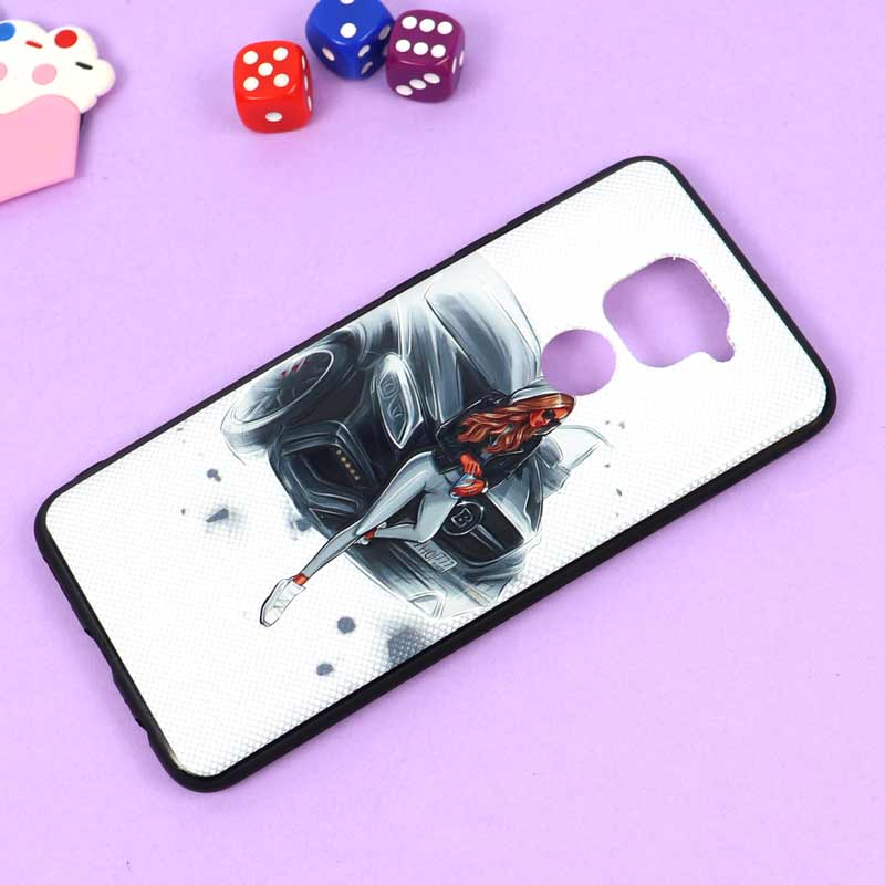 قاب فانتزی برجسته دخترانه شیائومی Redmi Note 9 سری 3