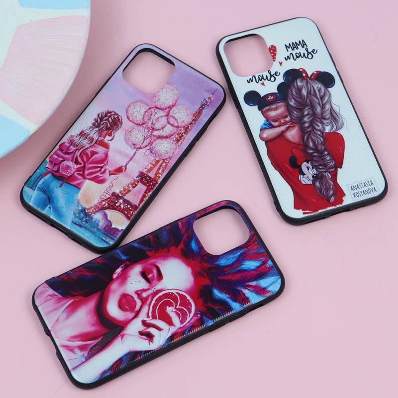 قاب فانتزی برجسته دخترانه آیفون iPhone 11 Pro سری 5
