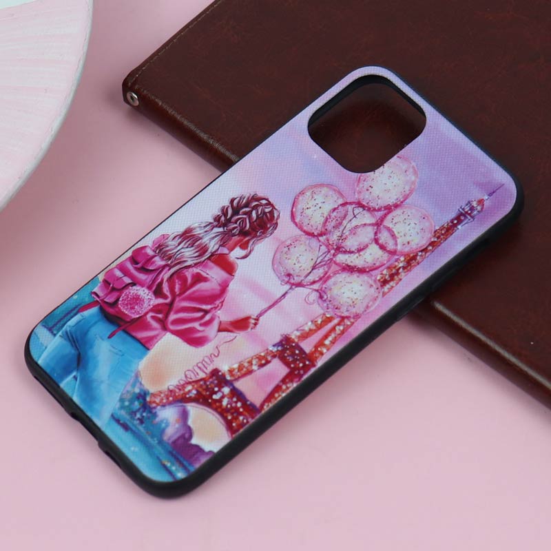 قاب فانتزی برجسته دخترانه آیفون iPhone 11 Pro سری 5