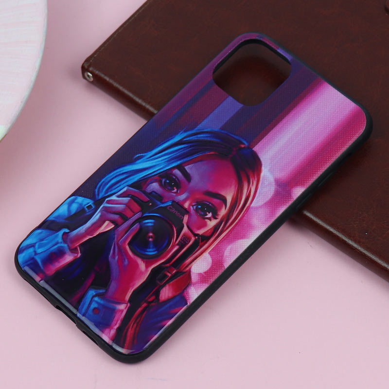 قاب فانتزی برجسته دخترانه آیفون iPhone 11 Pro Max سری 5