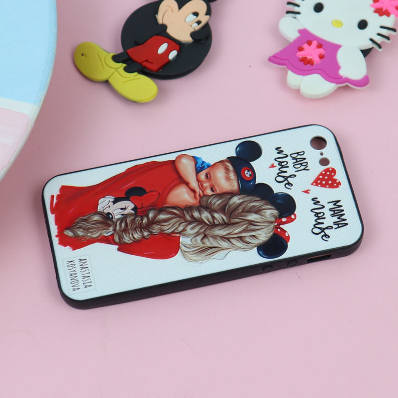 قاب فانتزی برجسته دخترانه آیفون iPhone 5/5s سری 5
