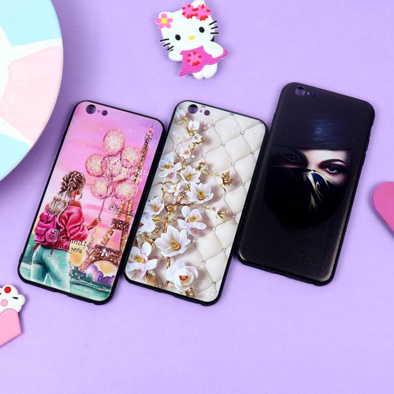 قاب فانتزی برجسته دخترانه آیفون iPhone 6 Plus / 6s Plus سری 3