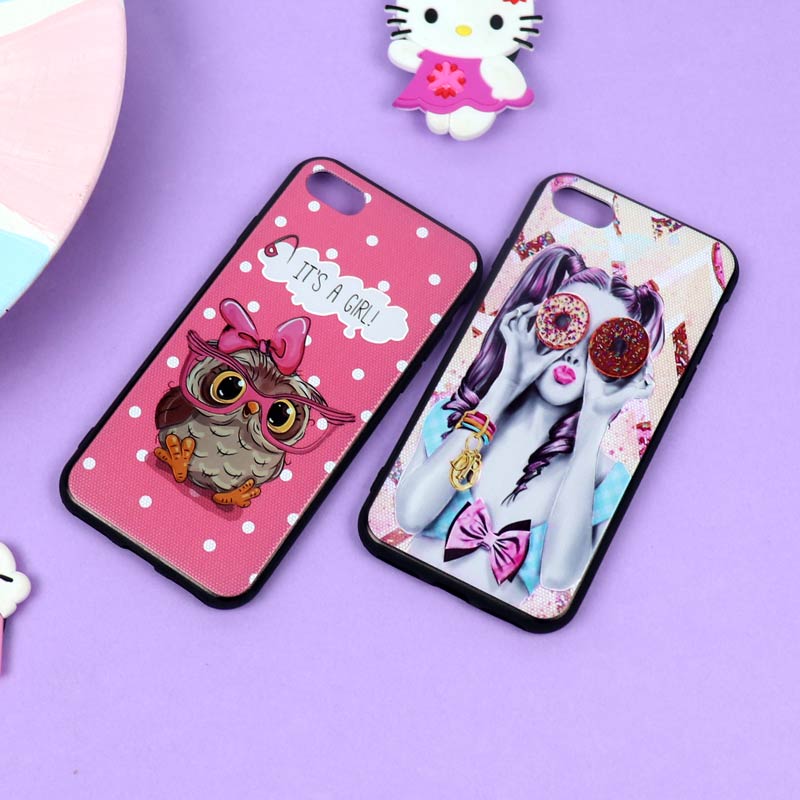 قاب فانتزی برجسته دخترانه آیفون iPhone 7/8 سری 3