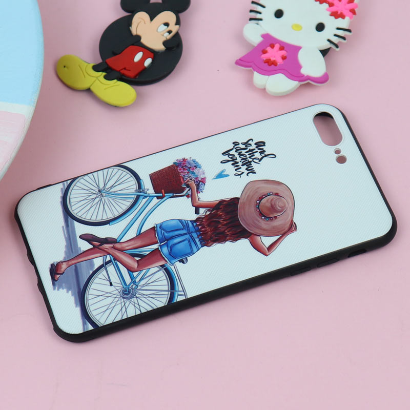 قاب فانتزی برجسته دخترانه آیفون iPhone 7 Plus / 8 Plus سری 5