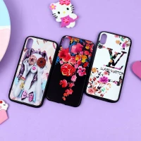 قاب فانتزی برجسته دخترانه آیفون iPhone X/XS سری 3