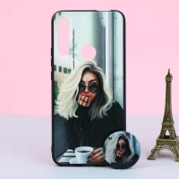 قاب + پاپ سوکت Huawei Y9 Prime 2019 کد3 سری B