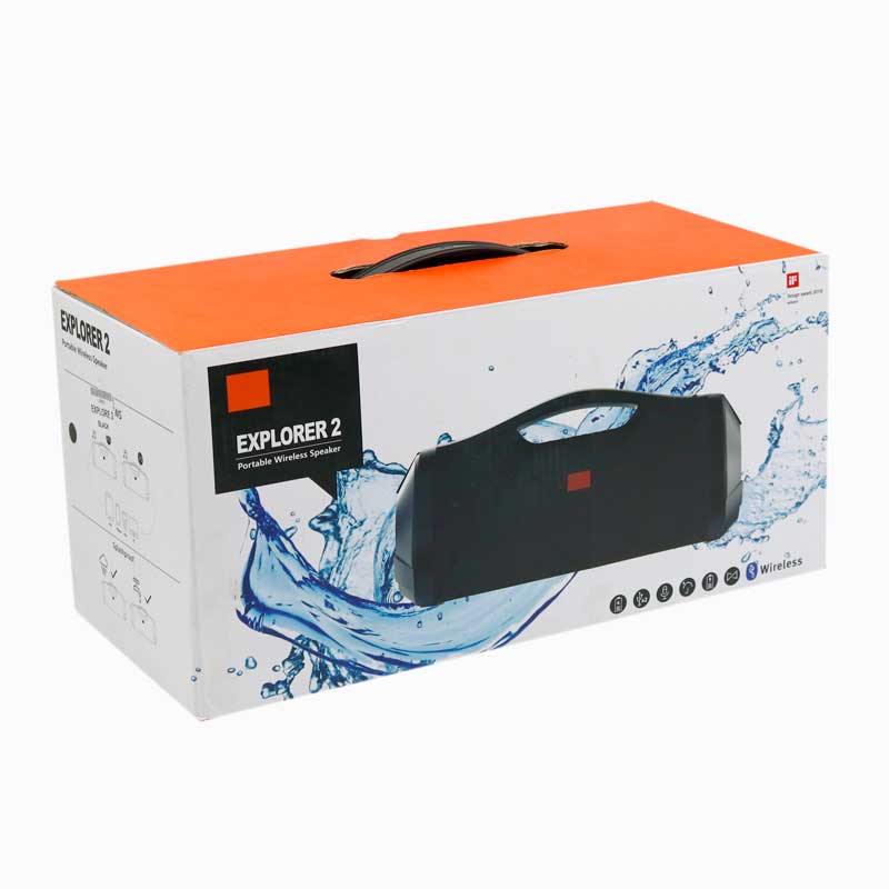 اسپیکر بلوتوثی رم و فلش خور طرح JBL Explorer 2 + پاور بانک
