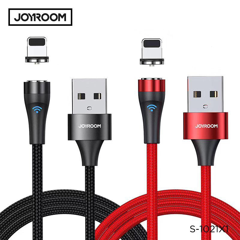 کابل آیفونی مگنتی Joyroom S-1021X1 2.1A 1m