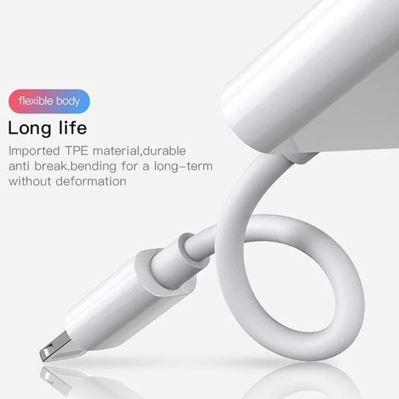 تبدیل Joyroom S-Y104 Lightning to AUX / Lightning 12cm
