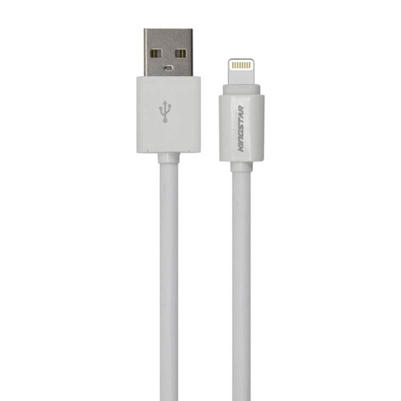 کابل آیفونی فست شارژ KingStar K07i 2.1A 1.2m