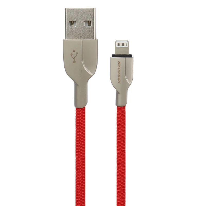کابل آیفونی فست شارژ Kingstar K37i 2.4A 1m