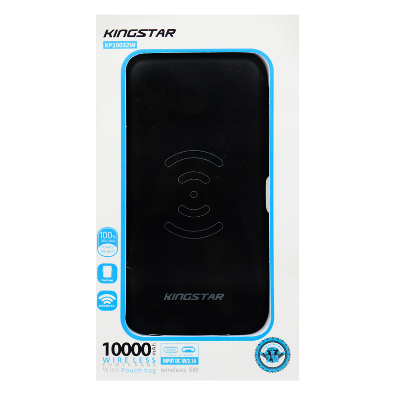 پاور بانک بی سیم 10000 کینگ استار Kingstar KP10032W