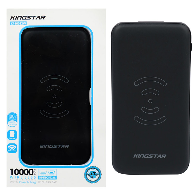 پاور بانک بی سیم 10000 کینگ استار Kingstar KP10032W