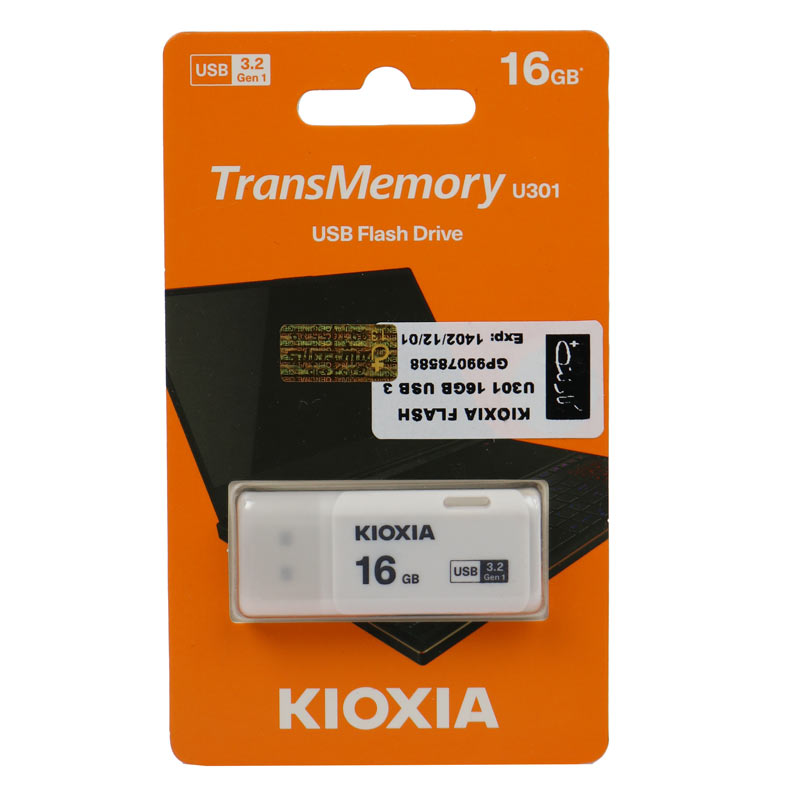 فلش 16 گیگ کیوکسیا Kioxia U301 USB3.2