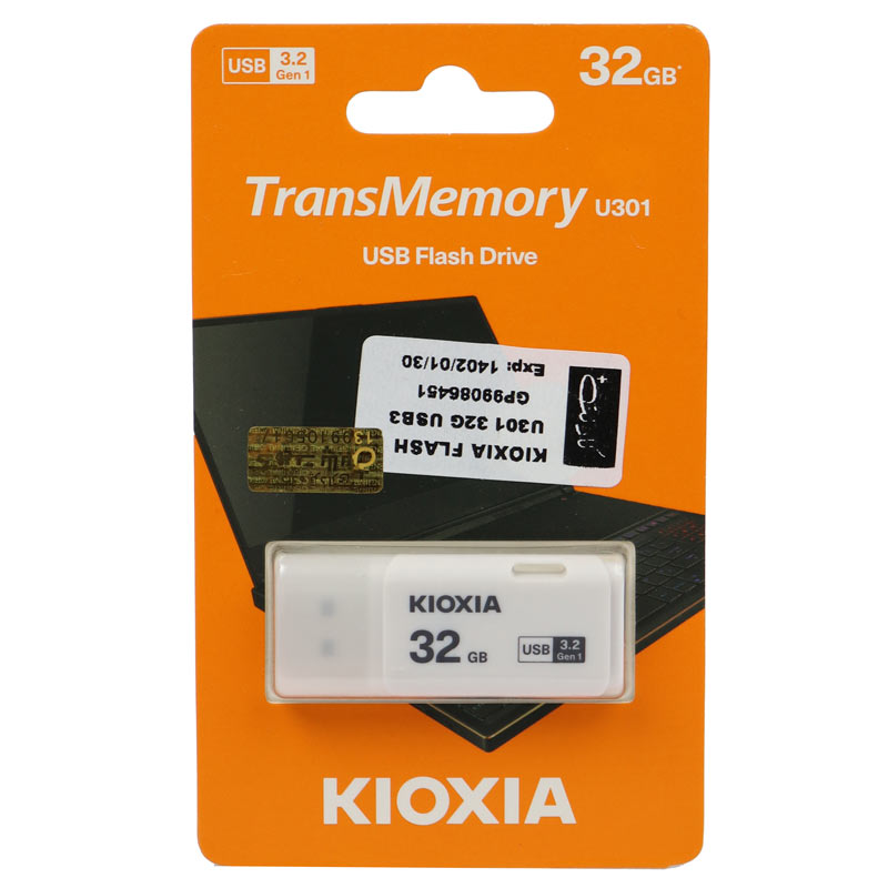 فلش 32 گیگ کیوکسیا Kioxia U301 USB3.2