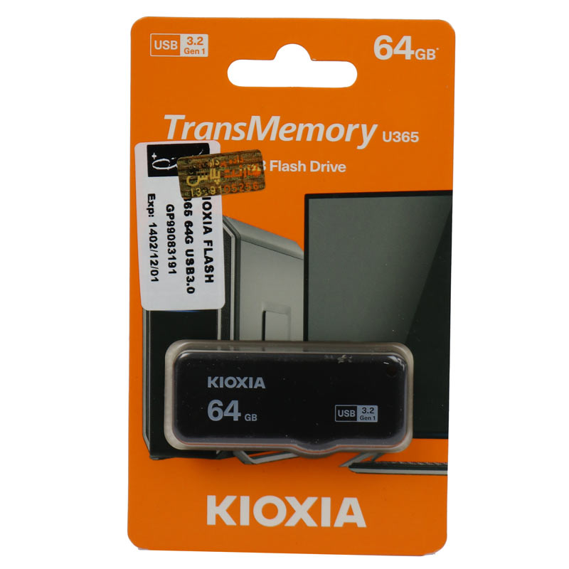 فلش 64 گیگ کیوکسیا Kioxia U365 USB3.2