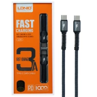 کابل تبدیل فست شارژ LDNIO LC91 Type-C to Type-C PD 3A 1M