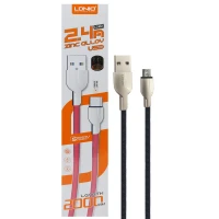 کابل میکرو یو اس بی LDNIO LS412 2.4A 2M