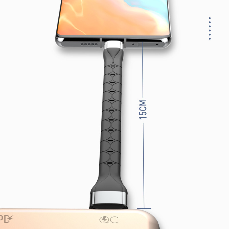 کابل کوتاه Ldnio LS50 15CM Type-C 2.4A
