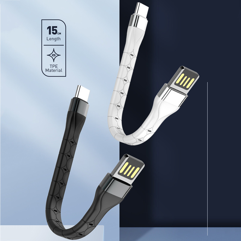 کابل کوتاه Ldnio LS50 15CM Type-C 2.4A