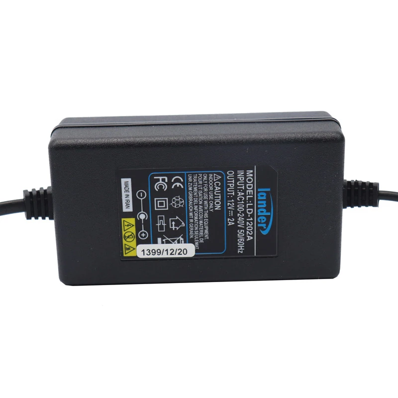 آداپتور برق Lander LD-1202A 12V 2A