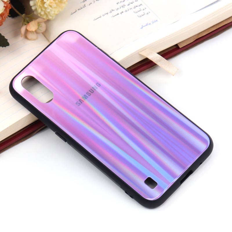 قاب لیزری پشت گلسی Samsung A01
