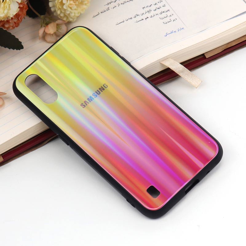 قاب لیزری پشت گلسی Samsung A01