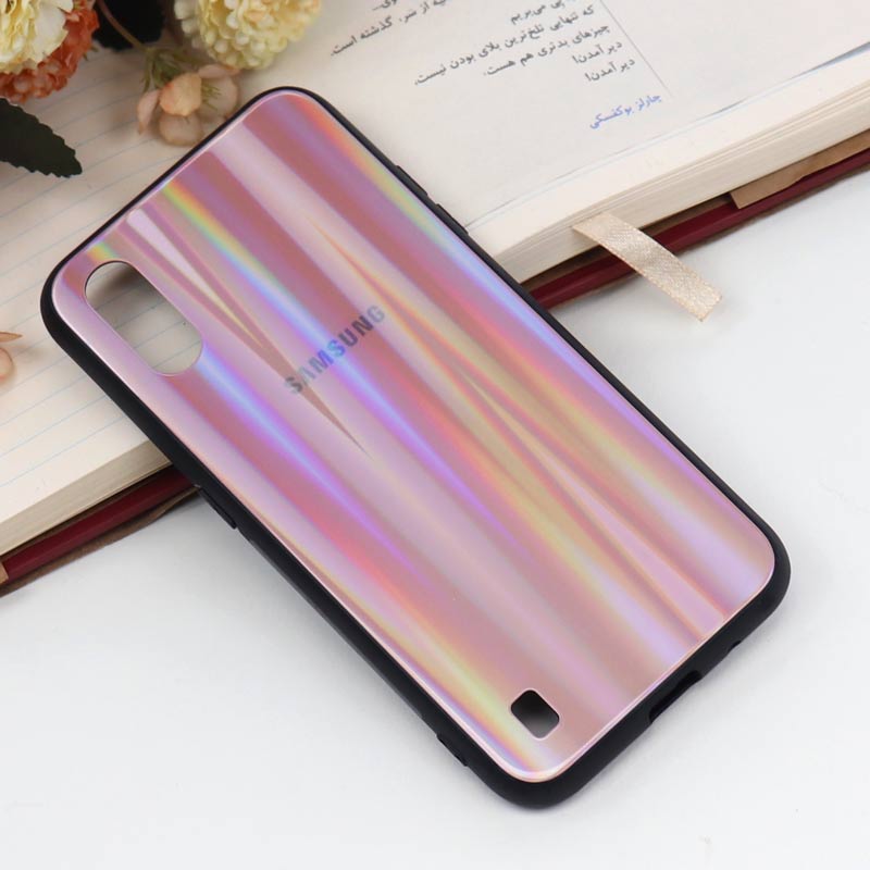 قاب لیزری پشت گلسی Samsung A01