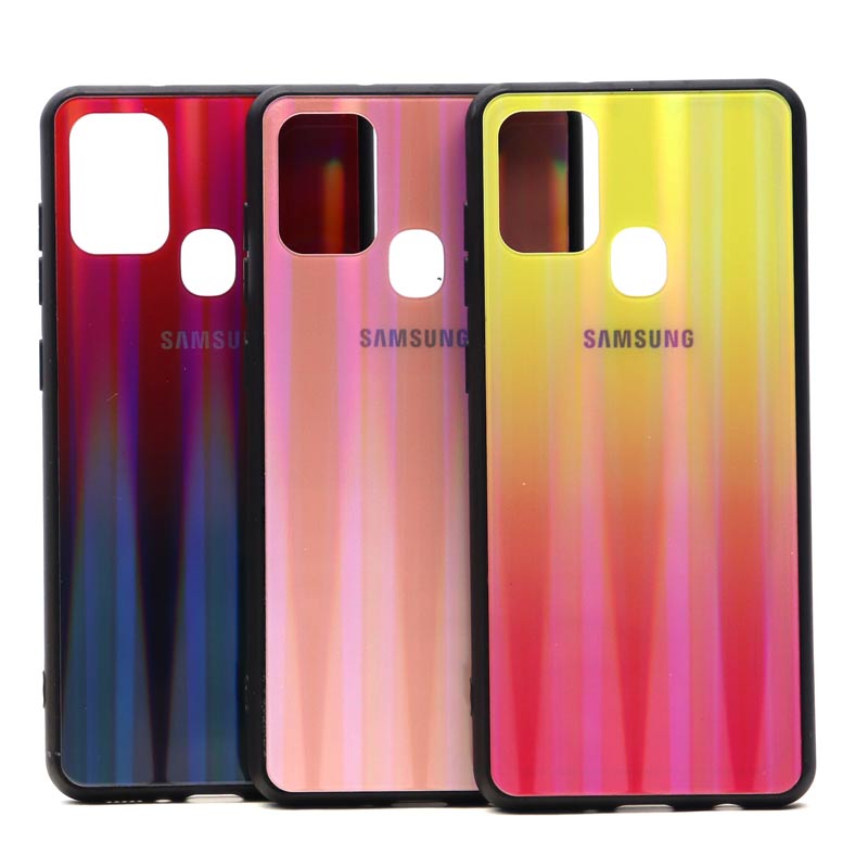 قاب لیزری پشت گلسی Samsung A21s