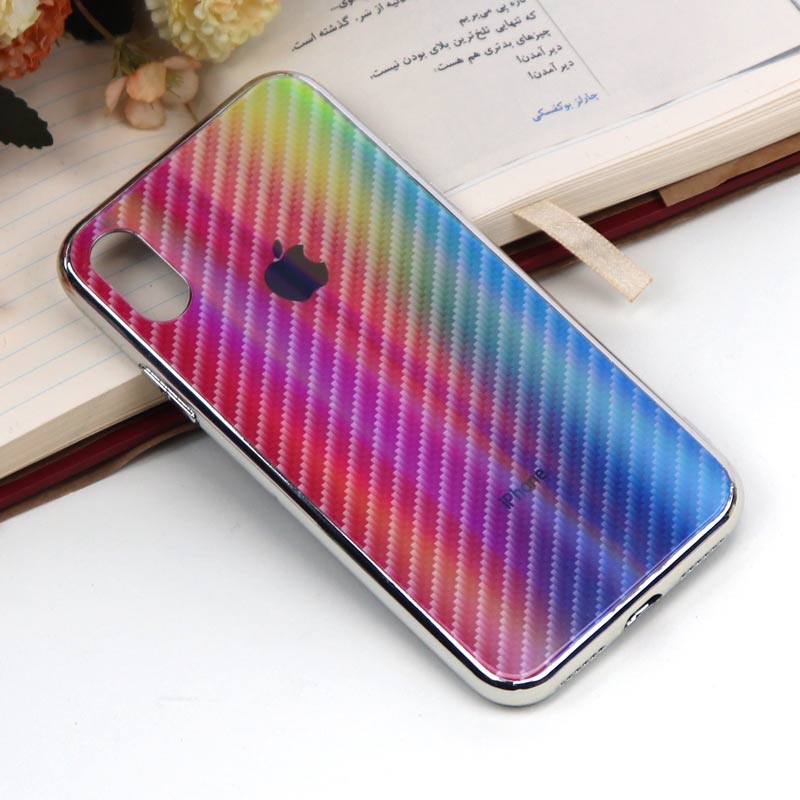 قاب لیزری پشت گلسی iPhone X/XS