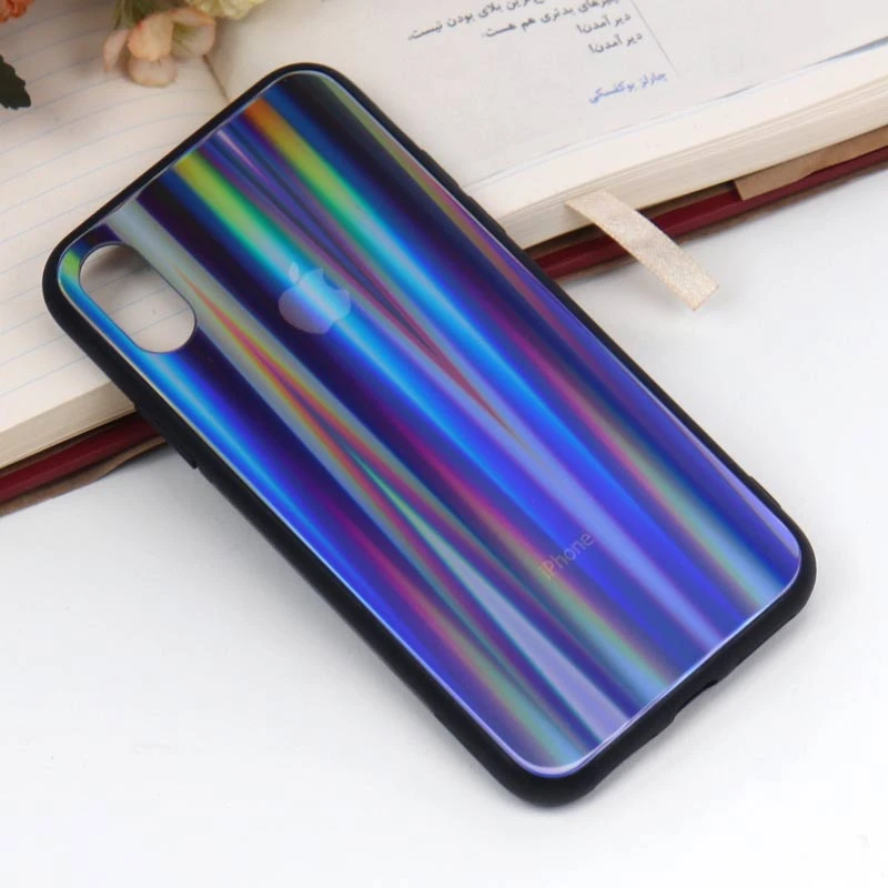 قاب لیزری پشت گلسی iPhone X/XS