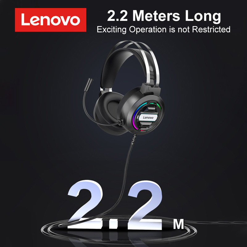 هدست گیمینگ سیم دار Lenovo H401