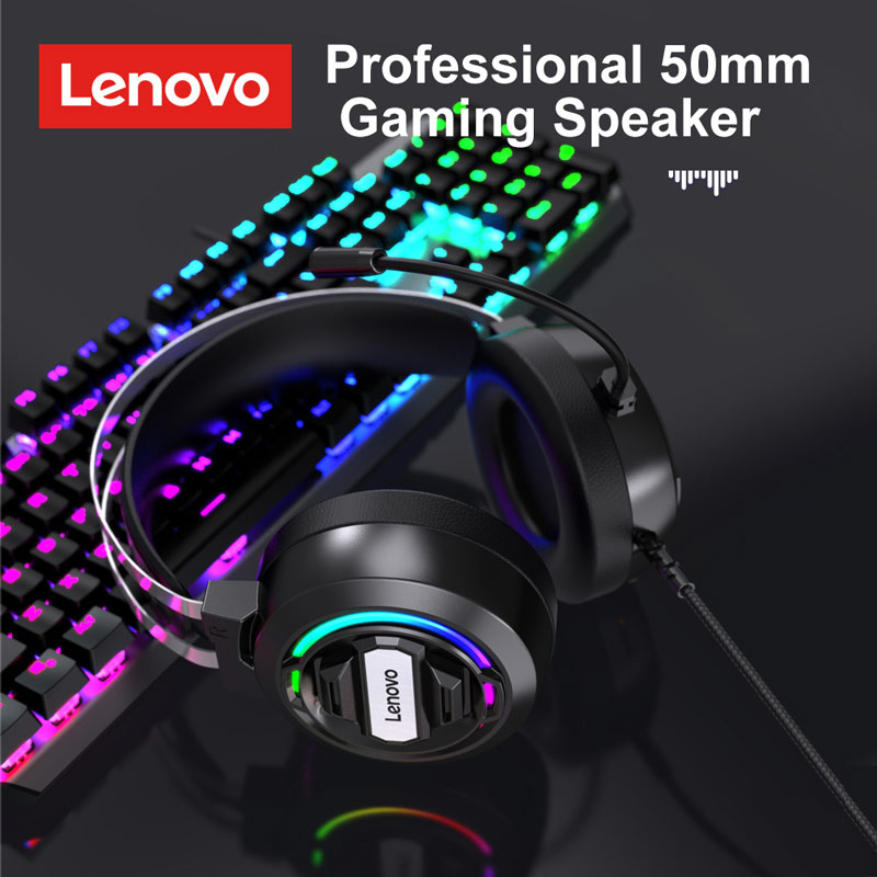 هدست گیمینگ سیم دار Lenovo H401