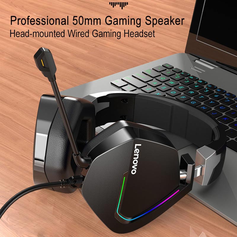 هدست گیمینگ سیم دار Lenovo H402