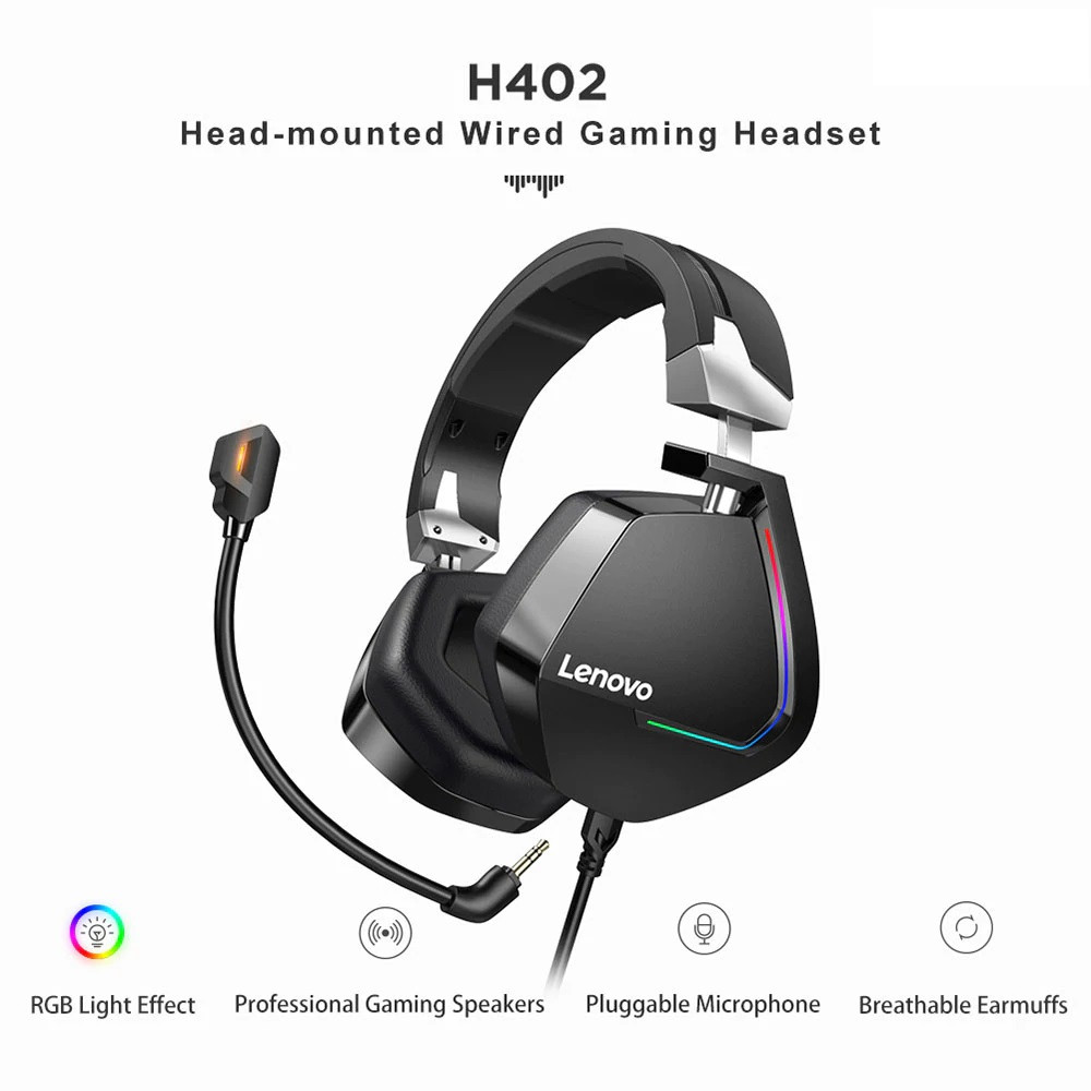 هدست گیمینگ سیم دار Lenovo H402