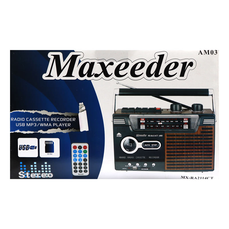 رادیو اسپیکر مکسیدر مدل Maxeeder AM03