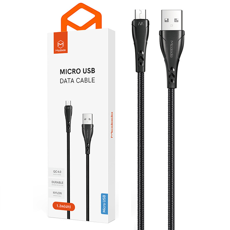 کابل میکرو یو اس بی فست شارژ Mcdodo CA-7451 QC4 2.4A 1.2m