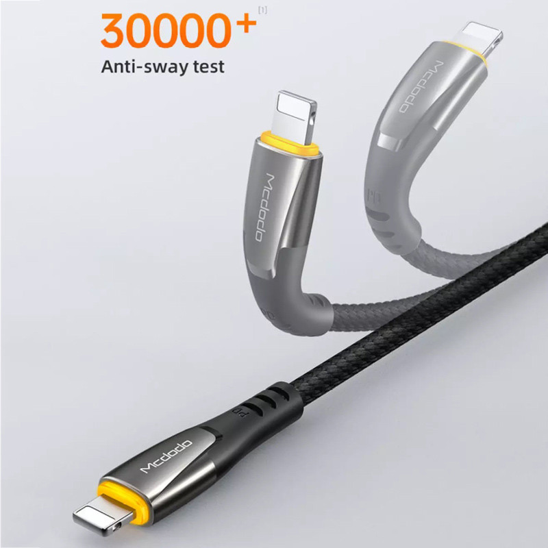 کابل تبدیل فست شارژ Mcdodo CA-7651 Type-C To Lightning PD 36W 1.8m