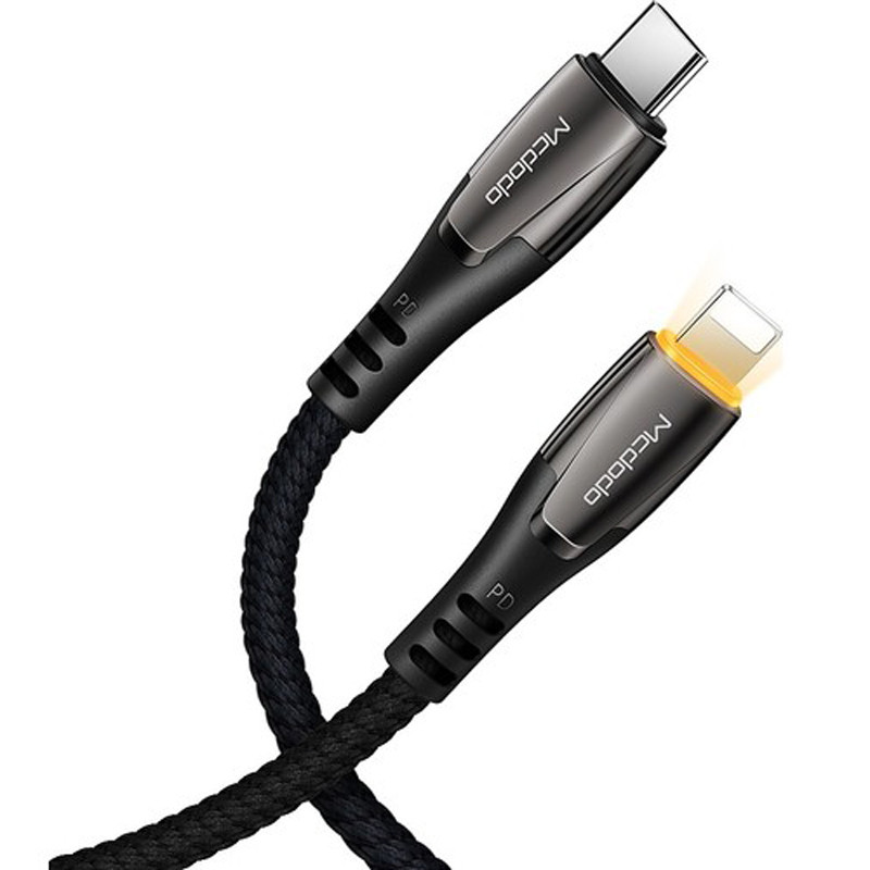 کابل تبدیل فست شارژ Mcdodo CA-7651 Type-C To Lightning PD 36W 1.8m
