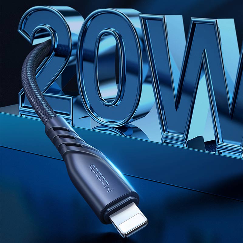 کابل تبدیل فست شارژ Mcdodo CA-8460 PD 3A Type-C to Lightning 1.2m