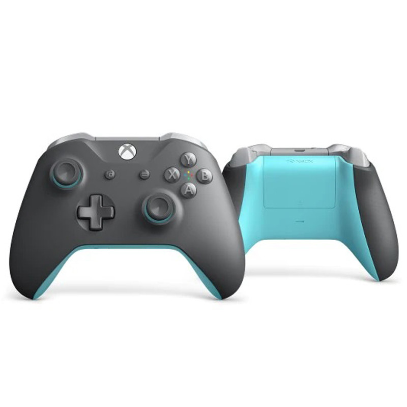 دسته بازی بی سیم Microsoft XBOX One خاکستری آبی