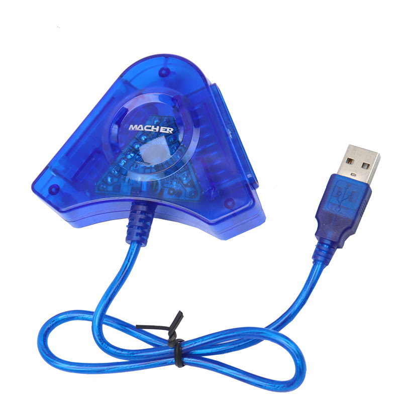 تبدیل دسته پلی استیشن 2 به Macher MR-66 USB