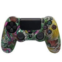 روکش دسته بازی PS4 طرح فانتزی اژدها + روکش آنالوگ هدیه