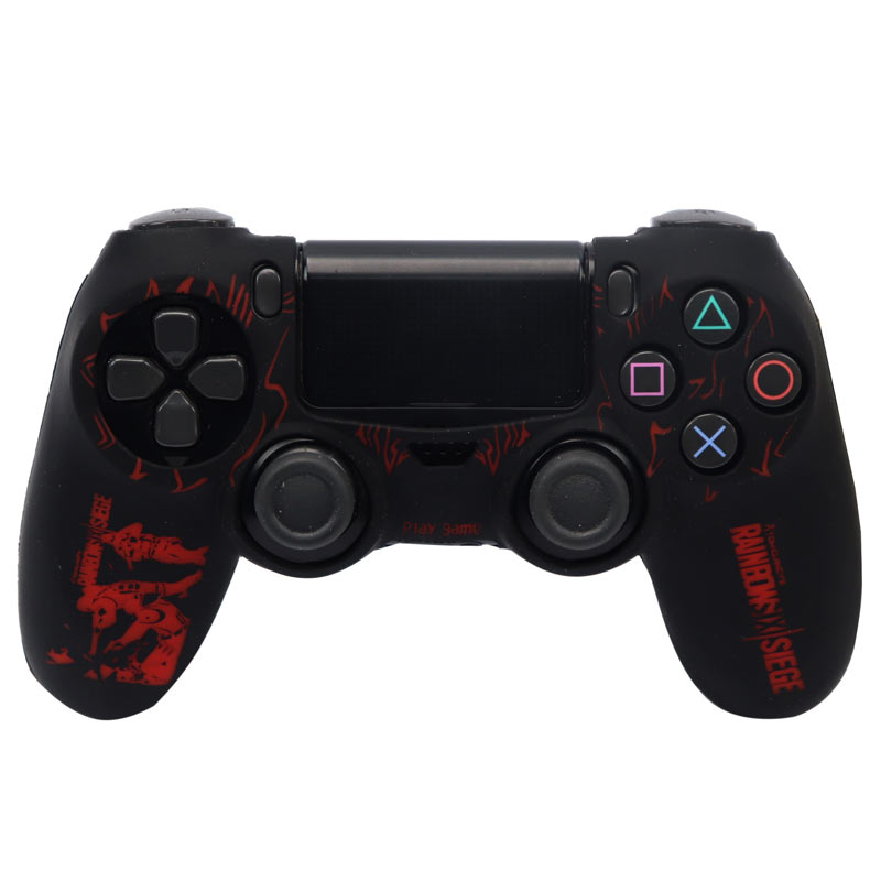 روکش دسته بازی PS4 طرح RainBow 6 کد 2 + روکش آنالوگ هدیه