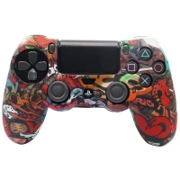 روکش دسته بازی PS4 طرح فانتزی کد 18 + روکش آنالوگ هدیه