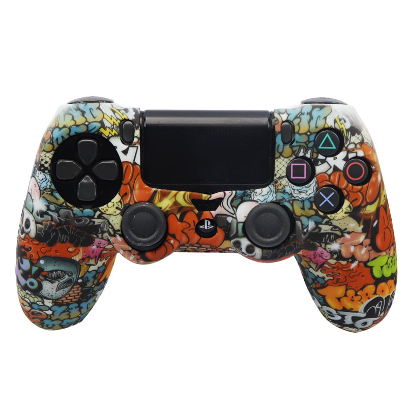 روکش دسته بازی PS4 طرح فانتزی کد 19 + روکش آنالوگ هدیه